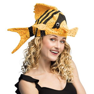 Hoed tropische vis oranje