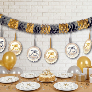 Slinger 75 jaar goud wit zilver 4 meter