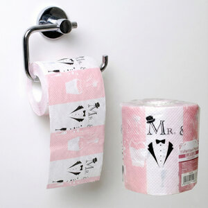 Toiletpapier Mr & Mrs