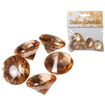 Diamanten kunststof groot 5 stuks