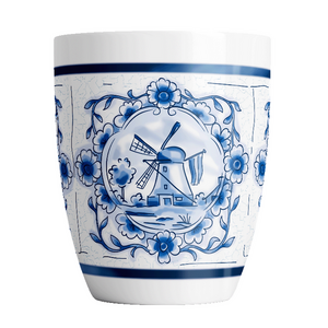 Mok Pensioen Delfts blauw