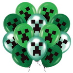 Ballonnen Game GROEN 12 stuks