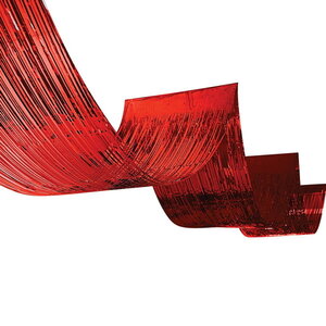 Plafond decoratie rood 50cm x 4.9 meter