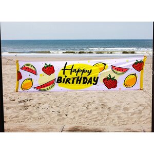 Spandoek fruit Happy Birthday Op is Op