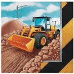 Servetten Bouwauto's 16 stuks 24.8cm x 24.7cm