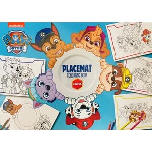 Paw Patrol Placemats Kleurboek
