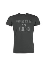 Shiba Boutique Owning A Shiba Is My Cardio T-shirt  Heren