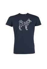 Shiba Boutique Geometric Shiba T-Shirt Heren