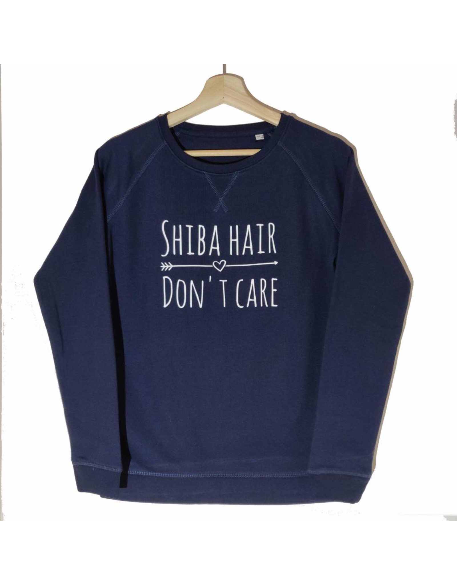 Shiba Boutique Shiba Hair Don't Care Sweatshirt Dames