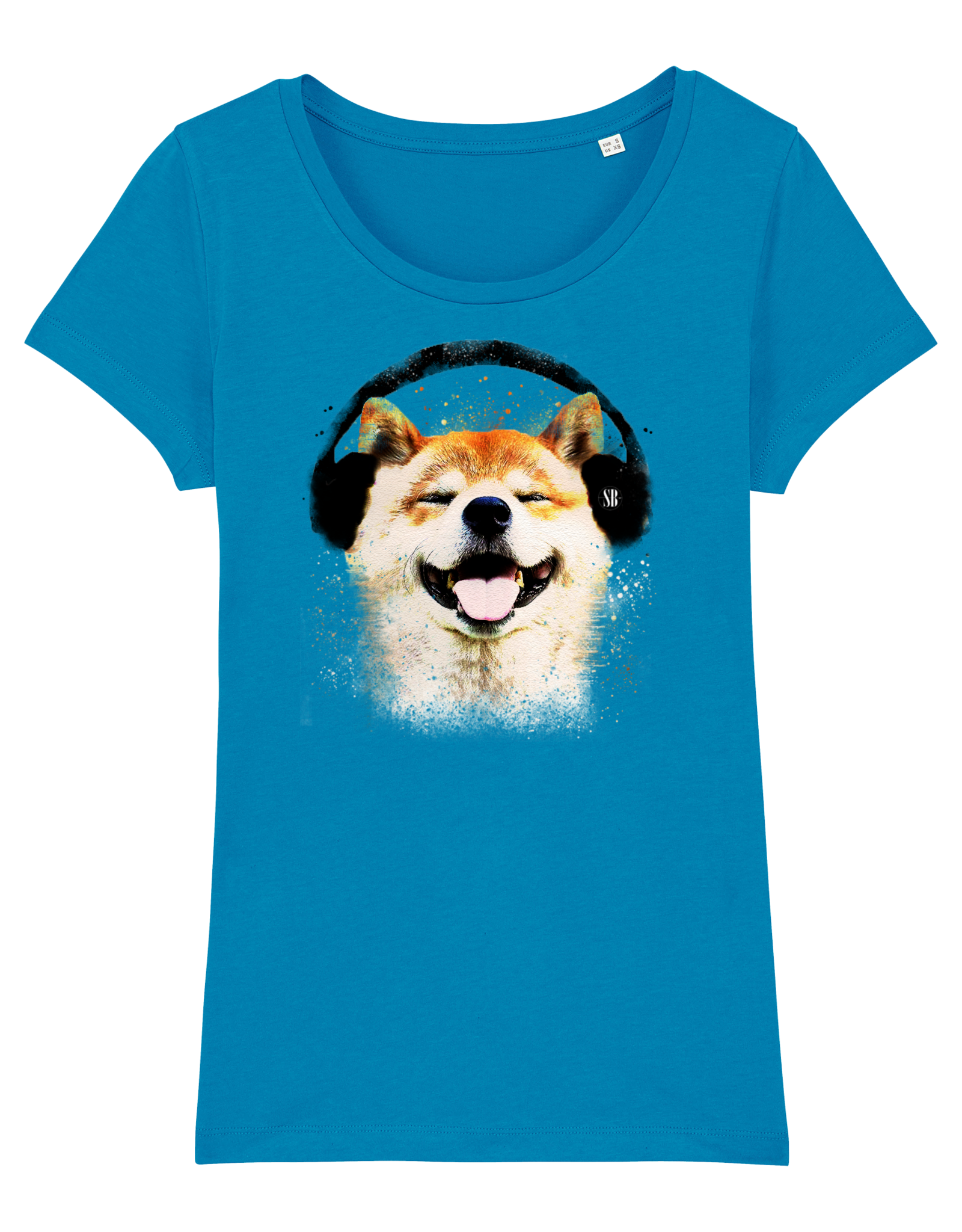 Shiba Boutique Shiba Headphone T-Shirt Women