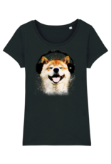 Shiba Boutique Shiba Headphone T-Shirt Women