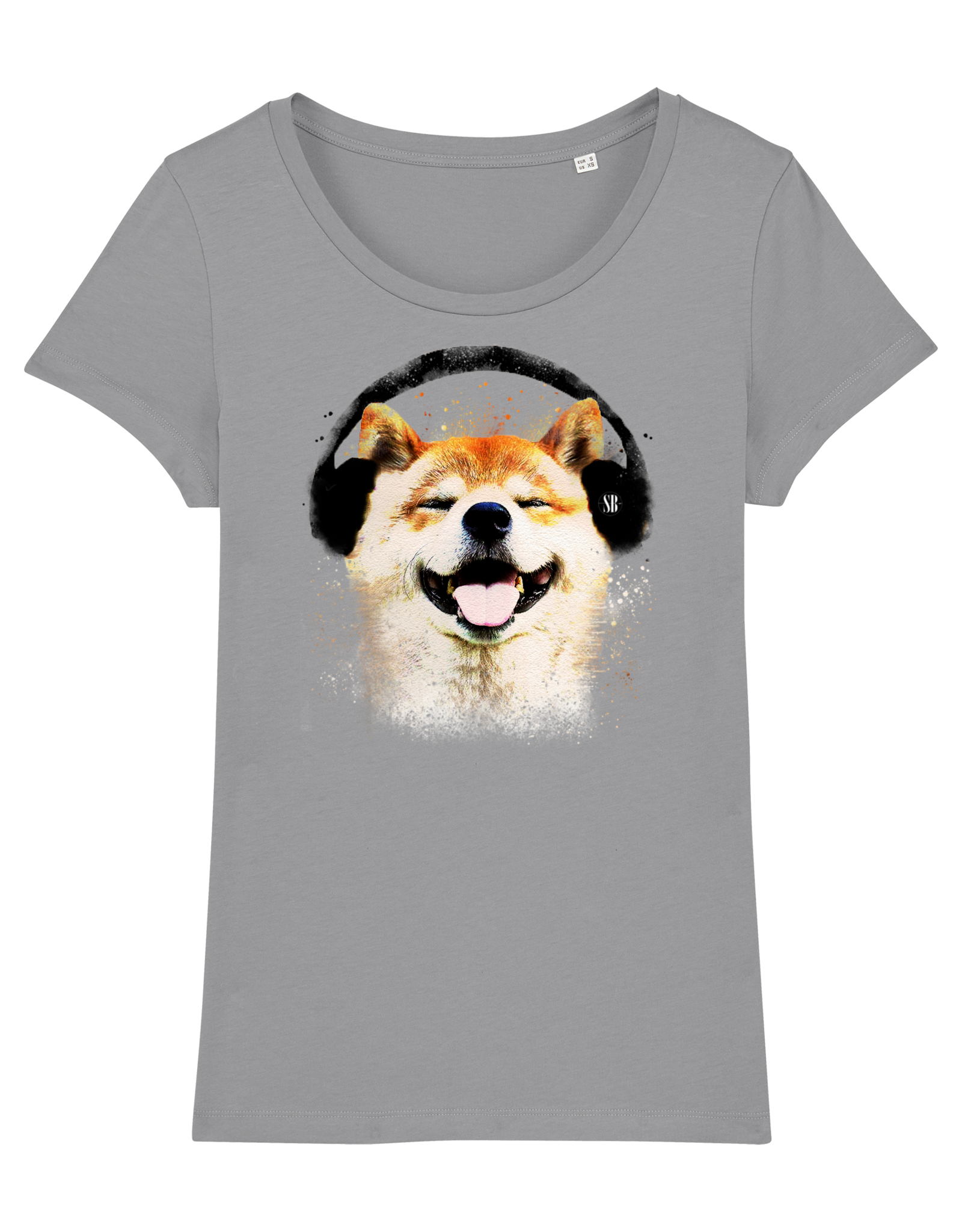 Shiba Boutique Shiba Headphone T-Shirt Women