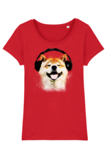 Shiba Boutique Shiba Headphone T-Shirt Women