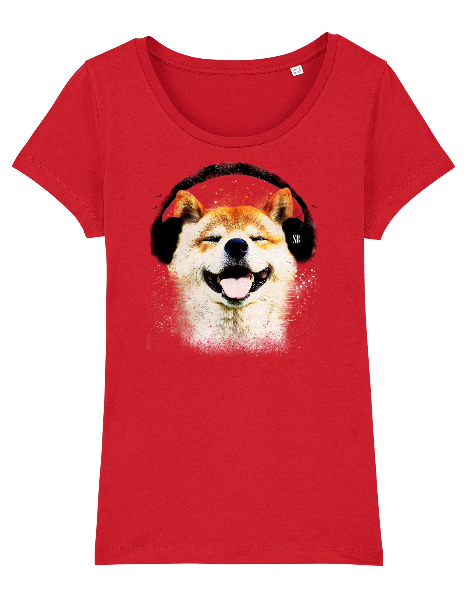 Shiba Boutique Shiba Headphone T-Shirt Women