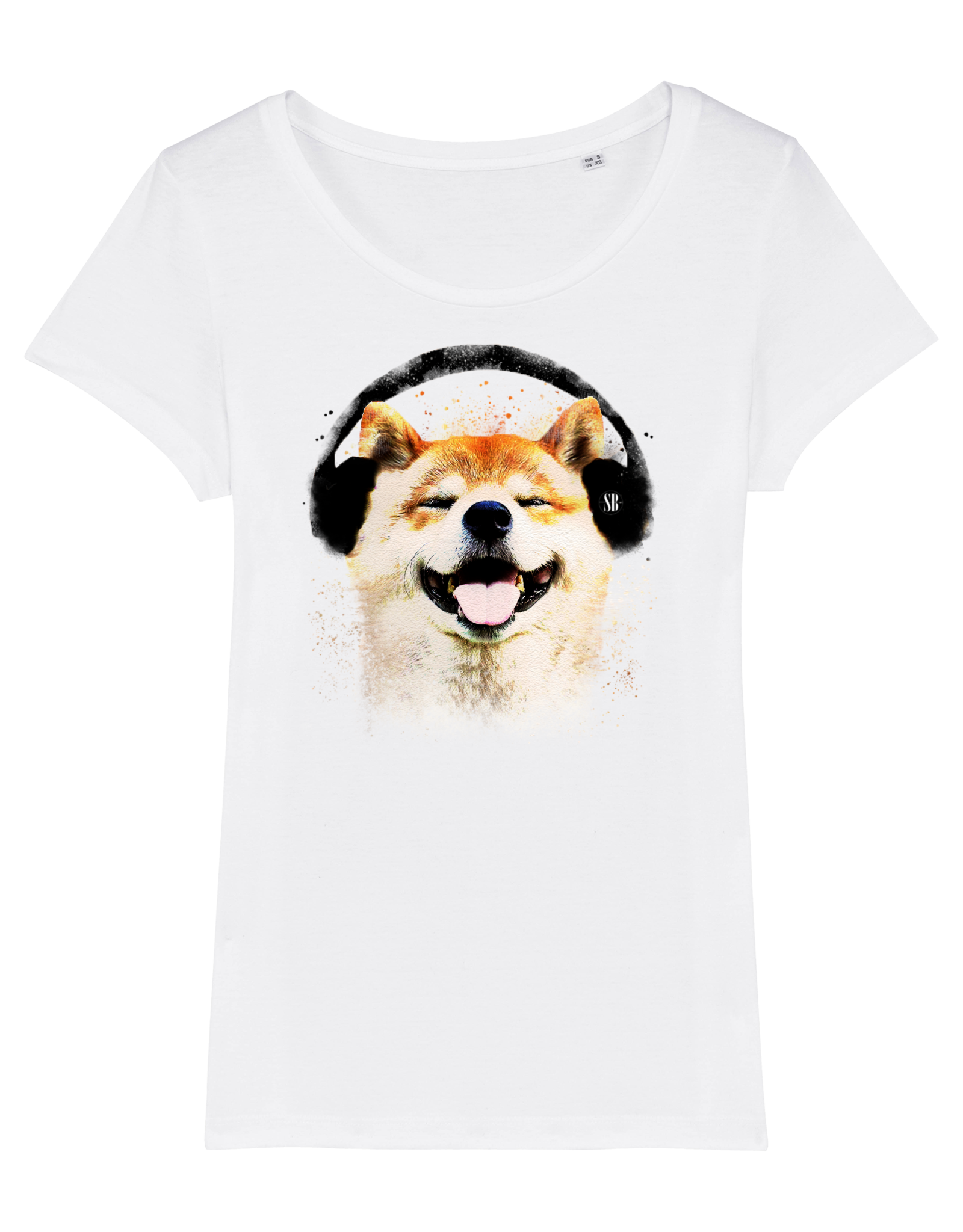 Shiba Boutique Shiba Headphone T-Shirt Women