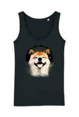 Shiba Boutique Shiba Headphone Tank Top Women