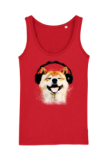Shiba Boutique Shiba Headphone Tank Top Women