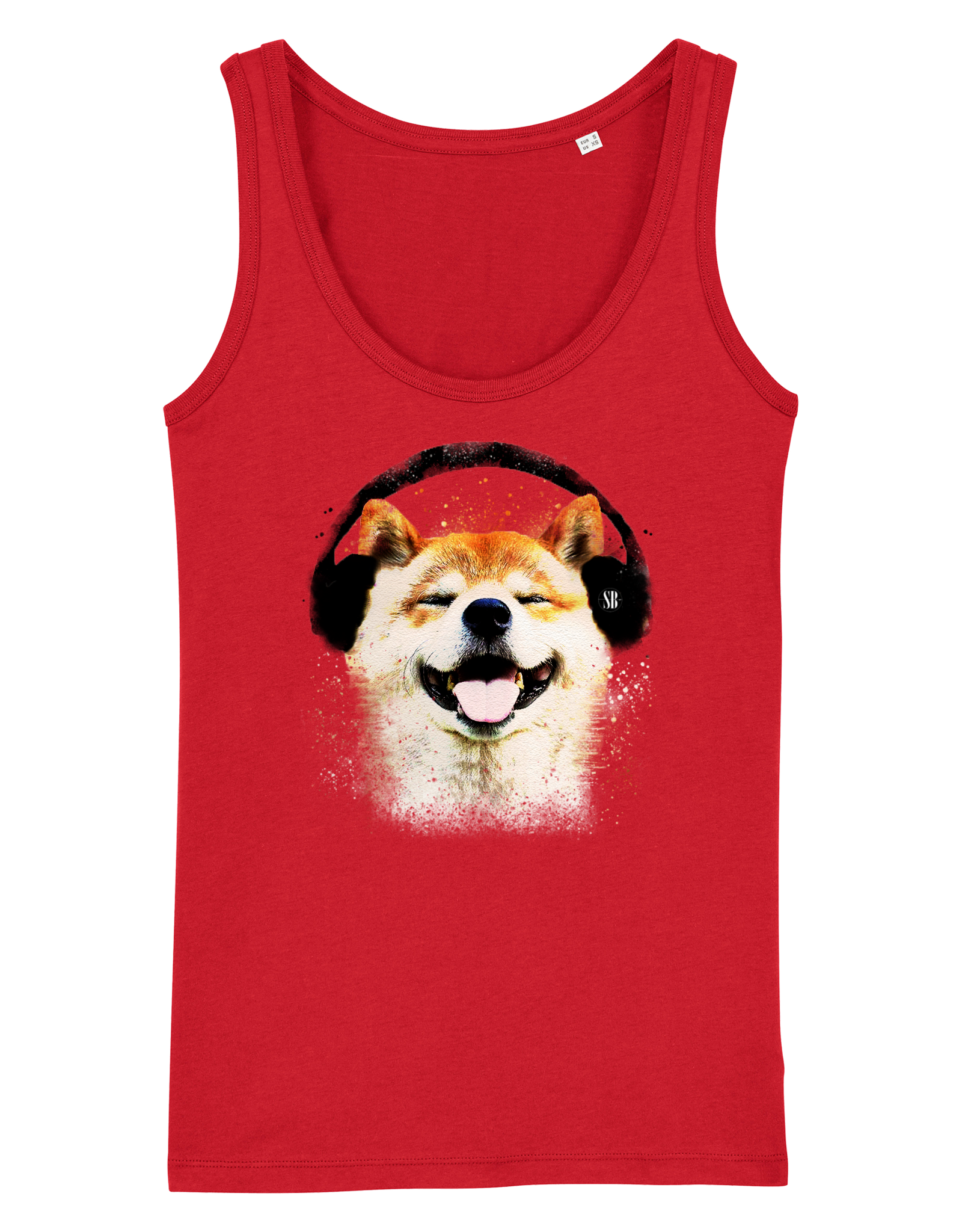 Shiba Boutique Shiba Headphone Tank Top Women