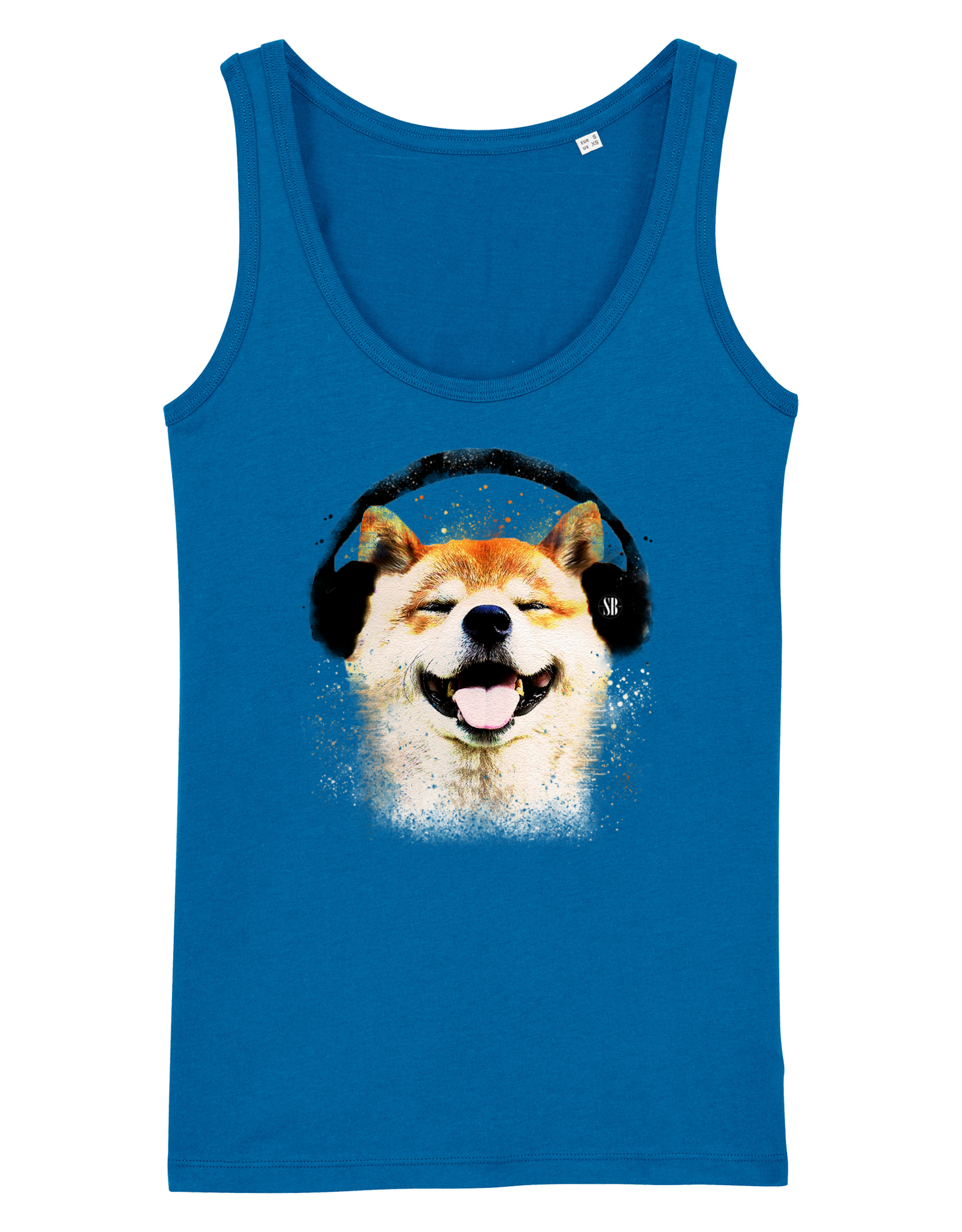 Shiba Boutique Shiba Headphone Tank Top Women