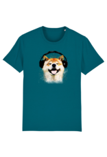Shiba Boutique Shiba Headphone T-Shirt Heren