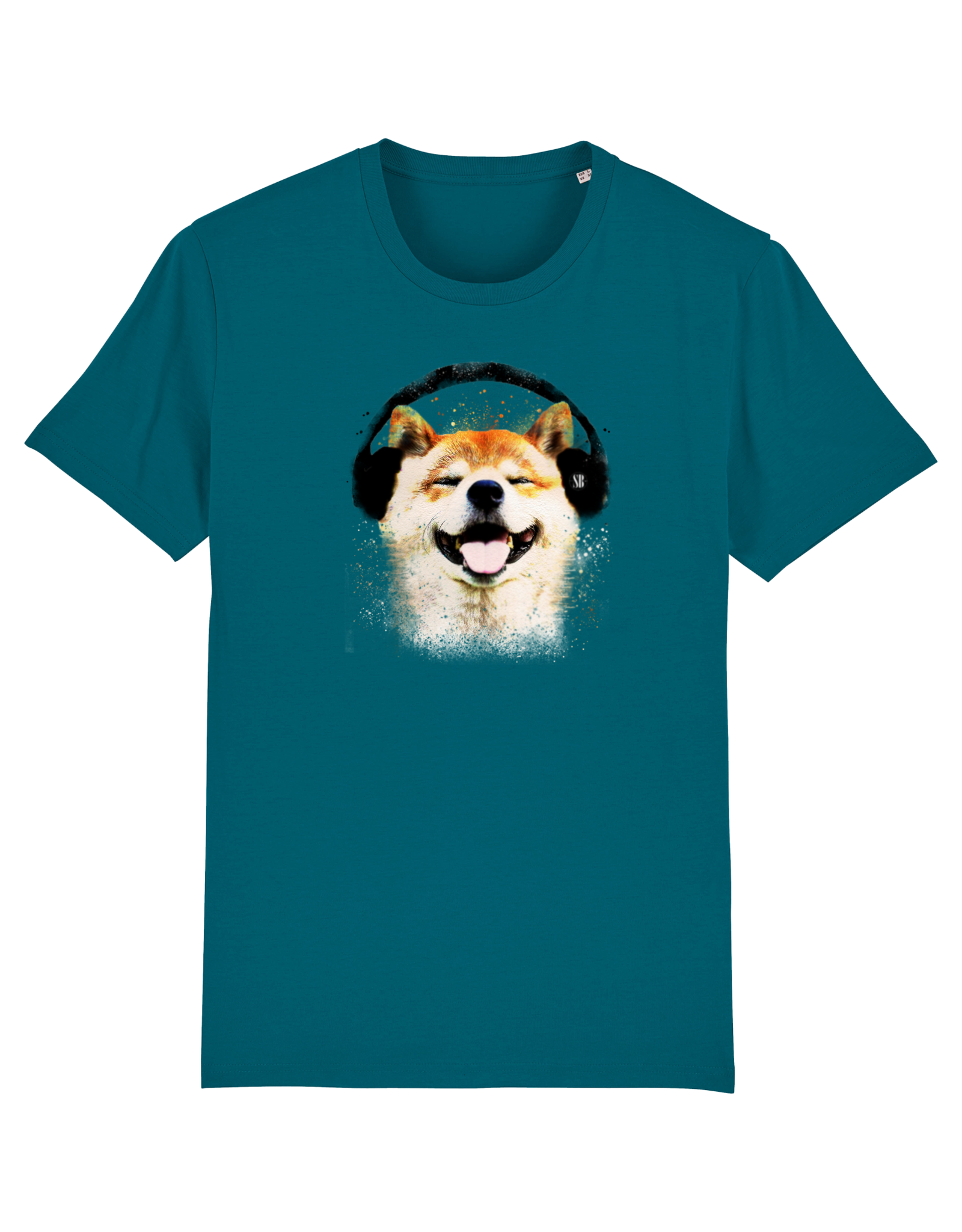 Shiba Boutique Shiba Headphone T-Shirt Men