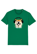 Shiba Boutique Shiba Headphone T-Shirt Heren