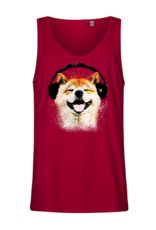 Shiba Boutique Shiba Headphone Tank Top Men