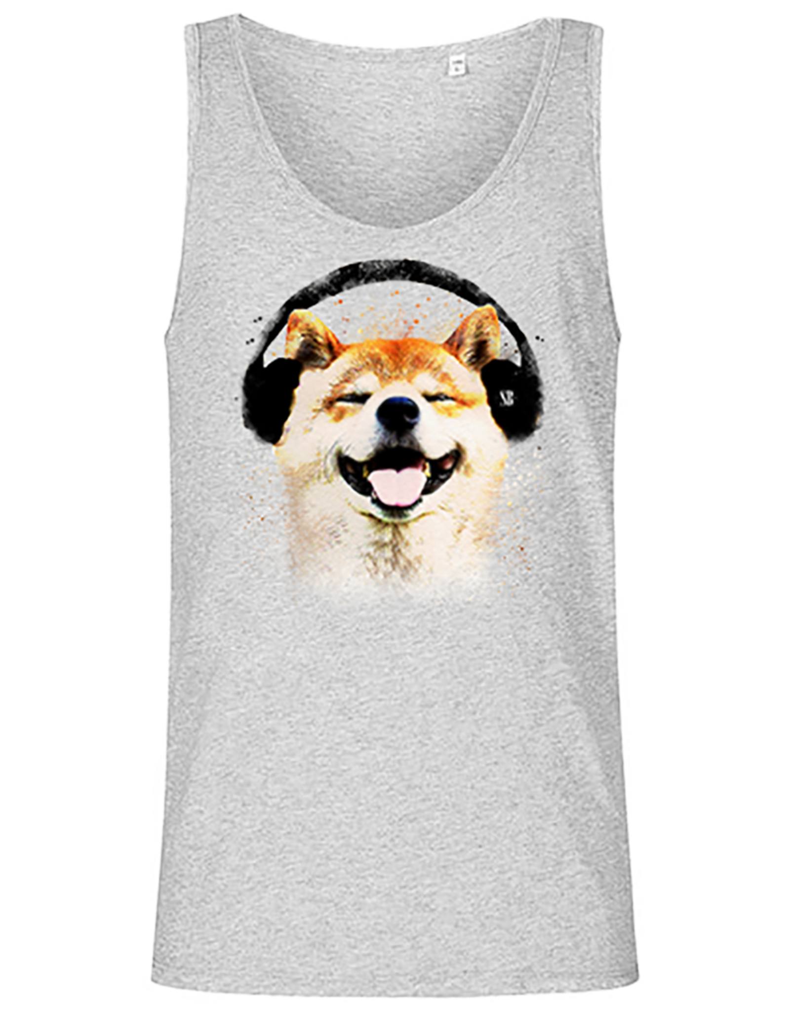 Shiba Boutique Shiba Headphone Tank Top Men