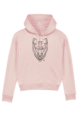 Shiba Boutique Geometric Shiba Inu Head Hoodie Women