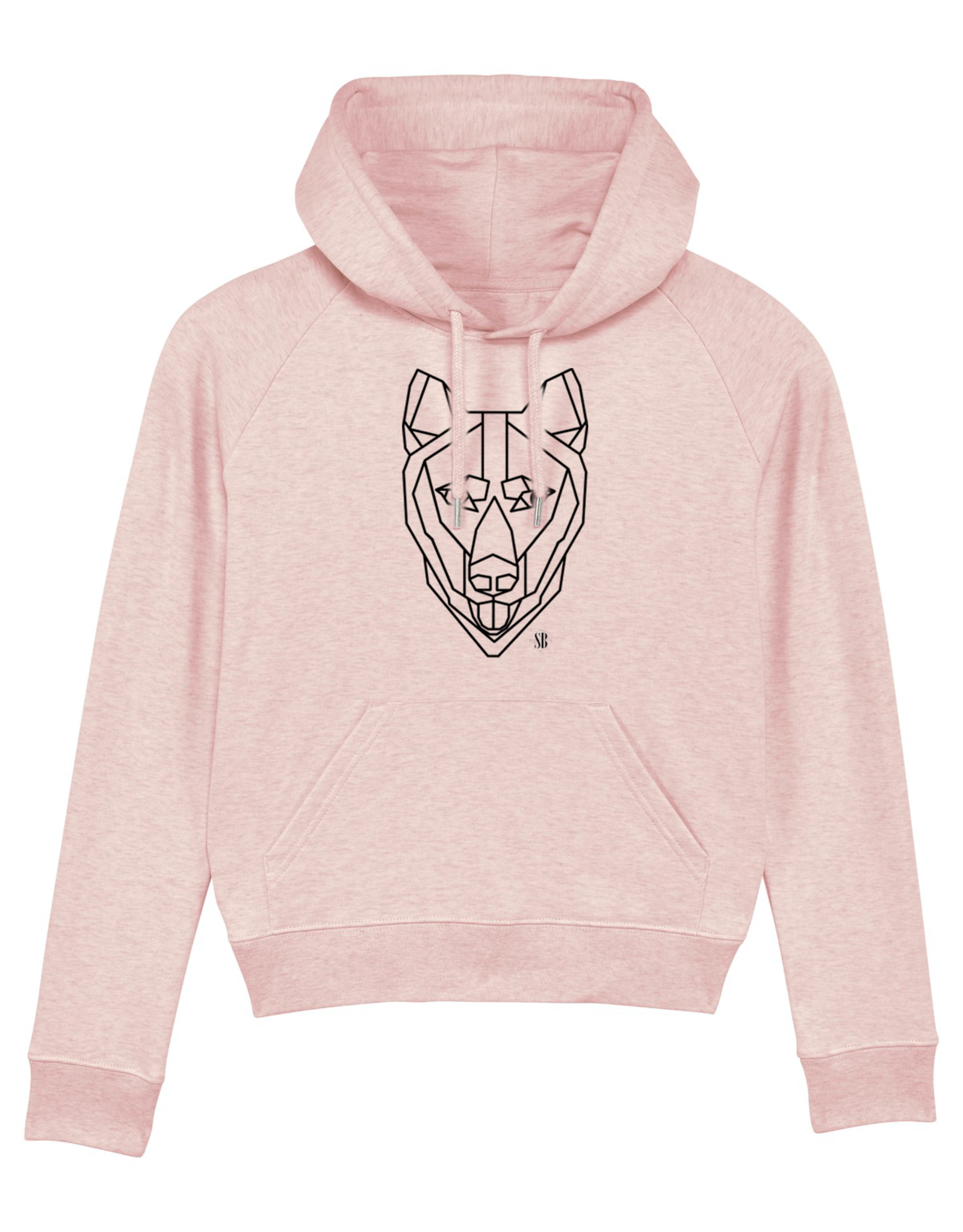 Shiba Boutique Geometric Shiba Inu Head Hoodie Women