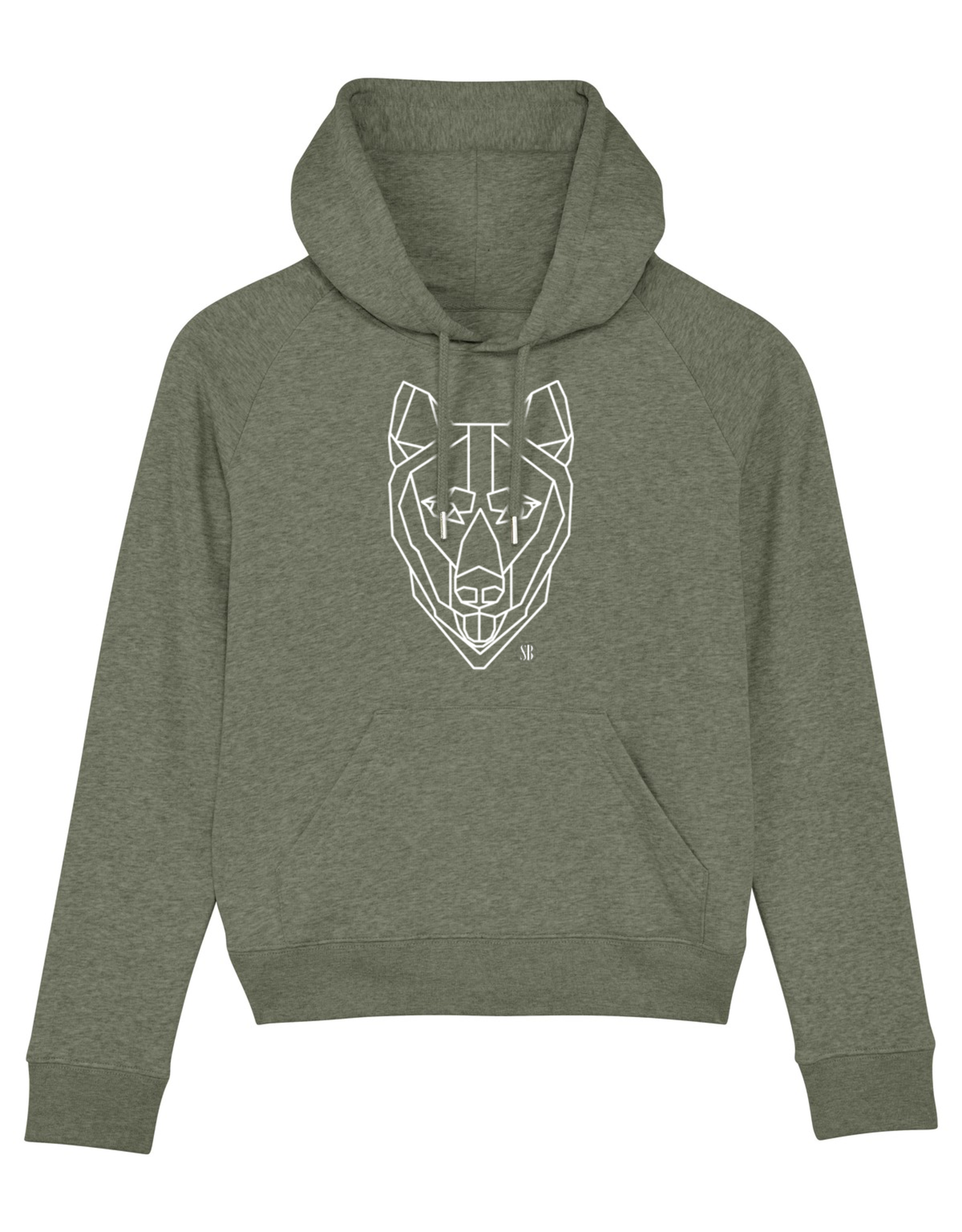 Shiba Boutique Geometric Shiba Inu Head Hoodie Women