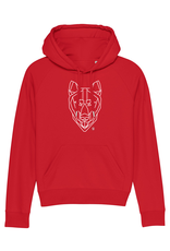 Shiba Boutique Geometric Shiba Inu Head Hoodie Women