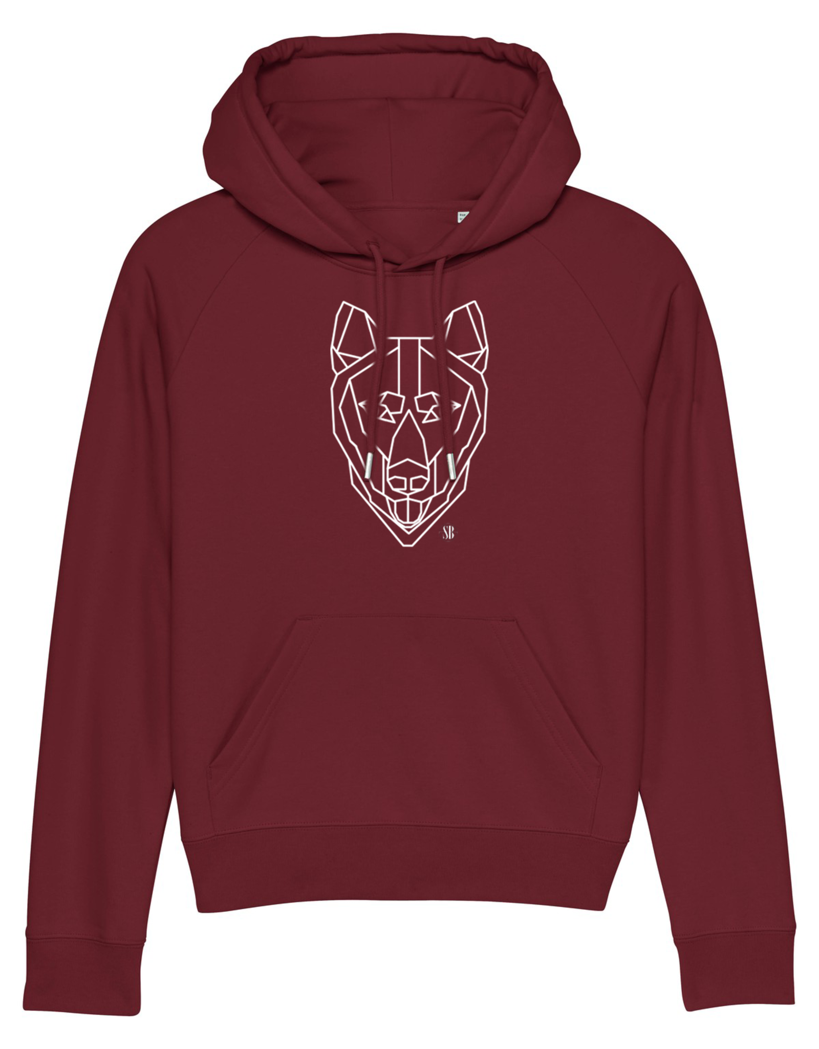 Shiba Boutique Geometric Shiba Inu Head Hoodie Women