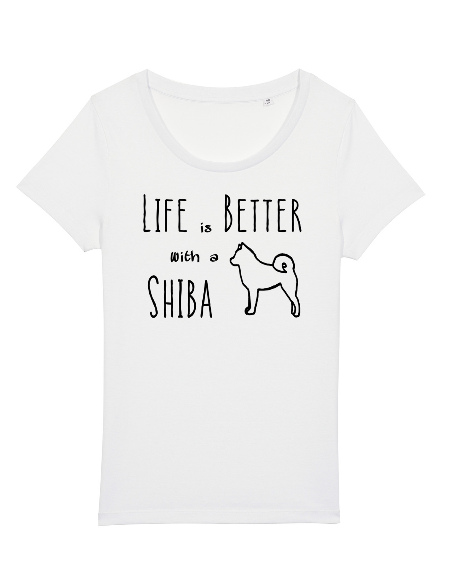 Shiba Boutique Life Is Better With A Shiba T-shirt Dames