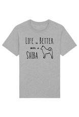 Shiba Boutique Life Is Better With A Shiba T-shirt Heren