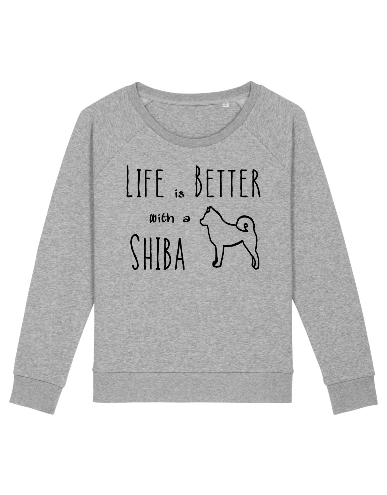 Shiba Boutique Life Is Better With A Shiba Sweatshirt Dames