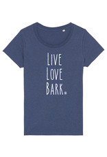 Shiba Boutique Shiba Love - Live Love Bark T-shirt Dames