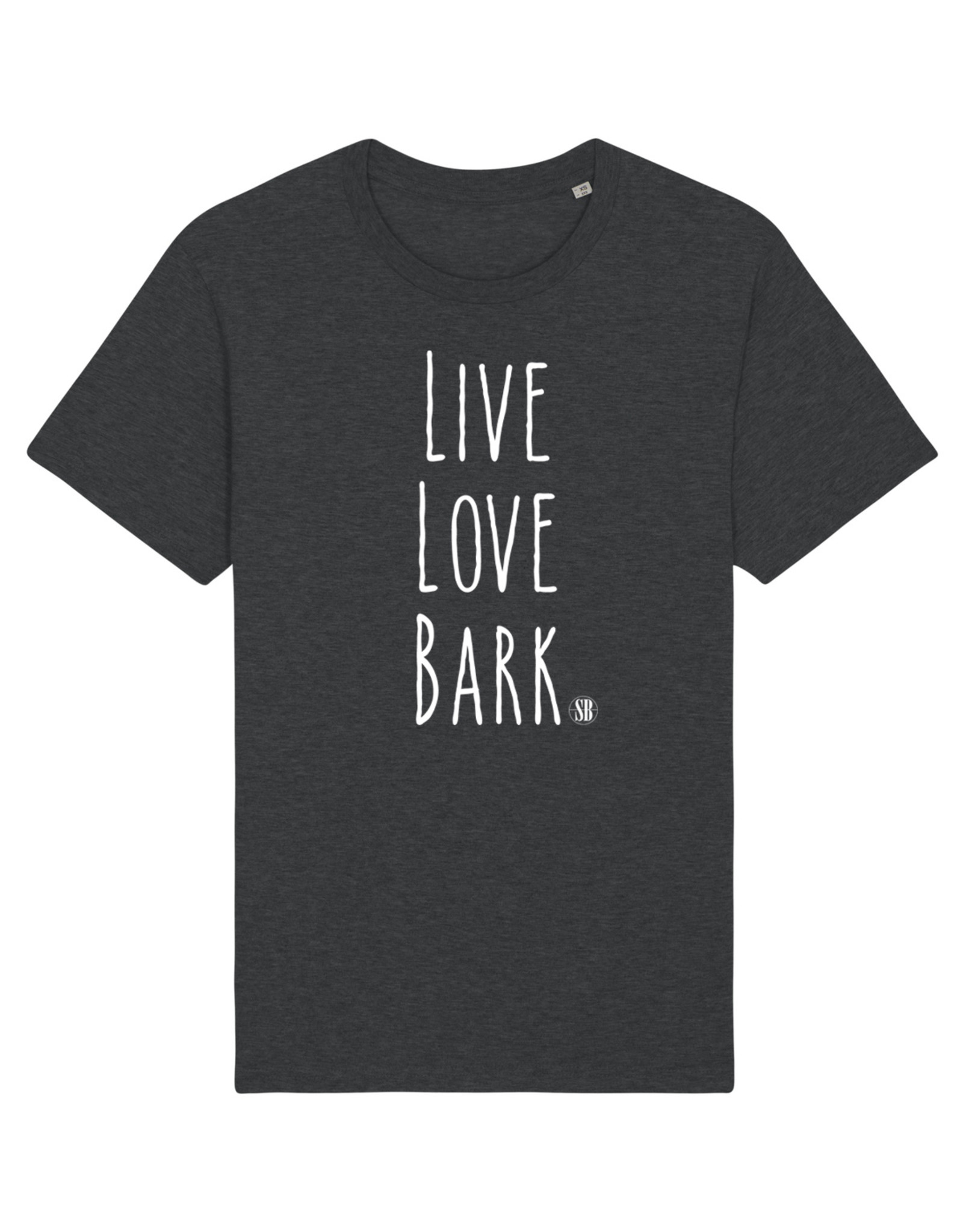 Shiba Boutique Shiba Love  - Live Love Bark T-shirt Heren