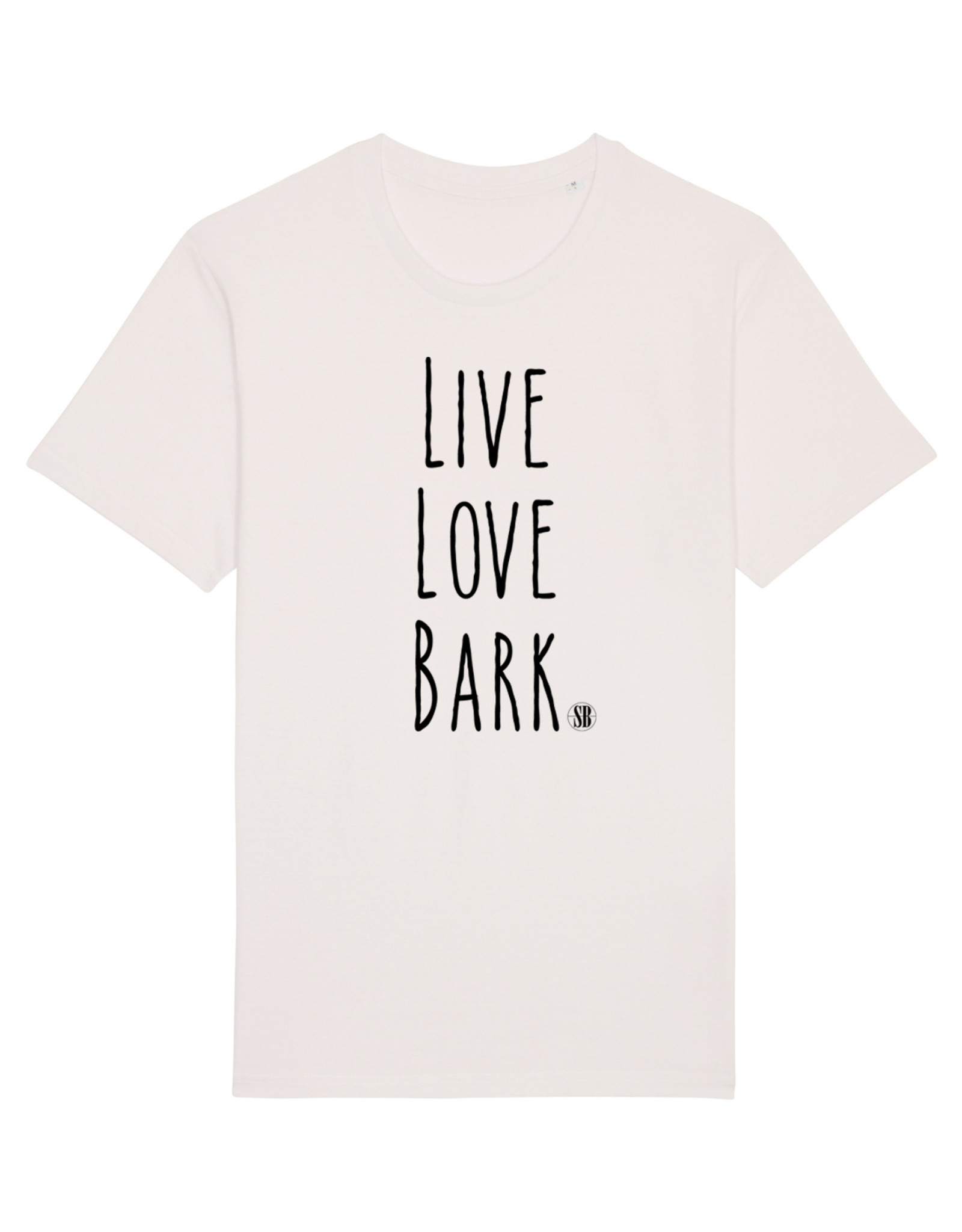 Shiba Boutique Shiba Love  - Live Love Bark T-shirt Heren