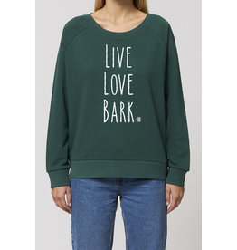 Shiba Boutique Live Love Bark Sweatshirt Women