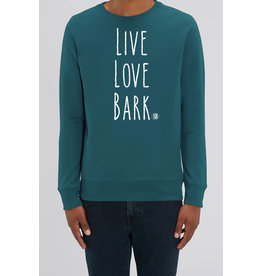 Shiba Boutique Live Love Bark Sweatshirt Heren
