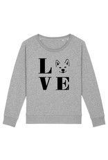 Shiba Boutique Shiba Love Sweatshirt Women