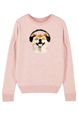 Shiba Boutique Shiba Headphone  Sweatshirt Dames