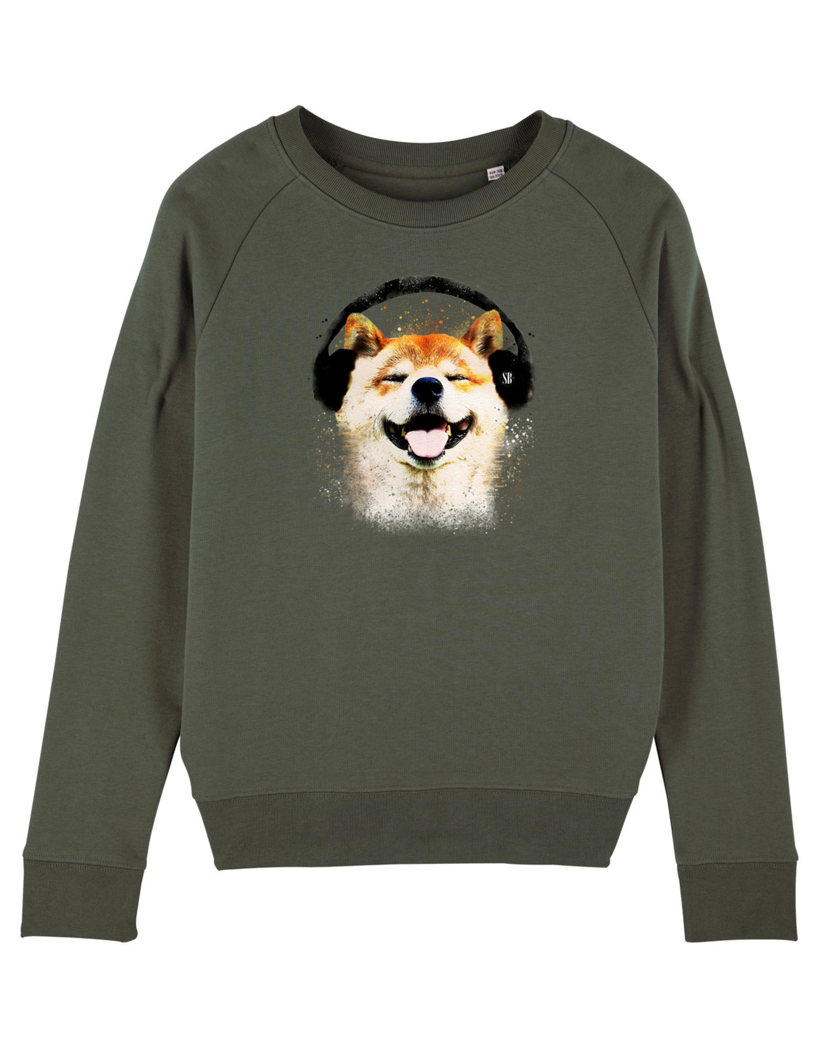 Shiba Boutique Shiba Headphone  Sweatshirt Dames