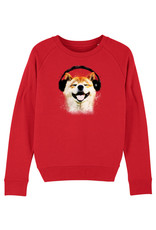 Shiba Boutique Shiba Headphone  Sweatshirt Dames