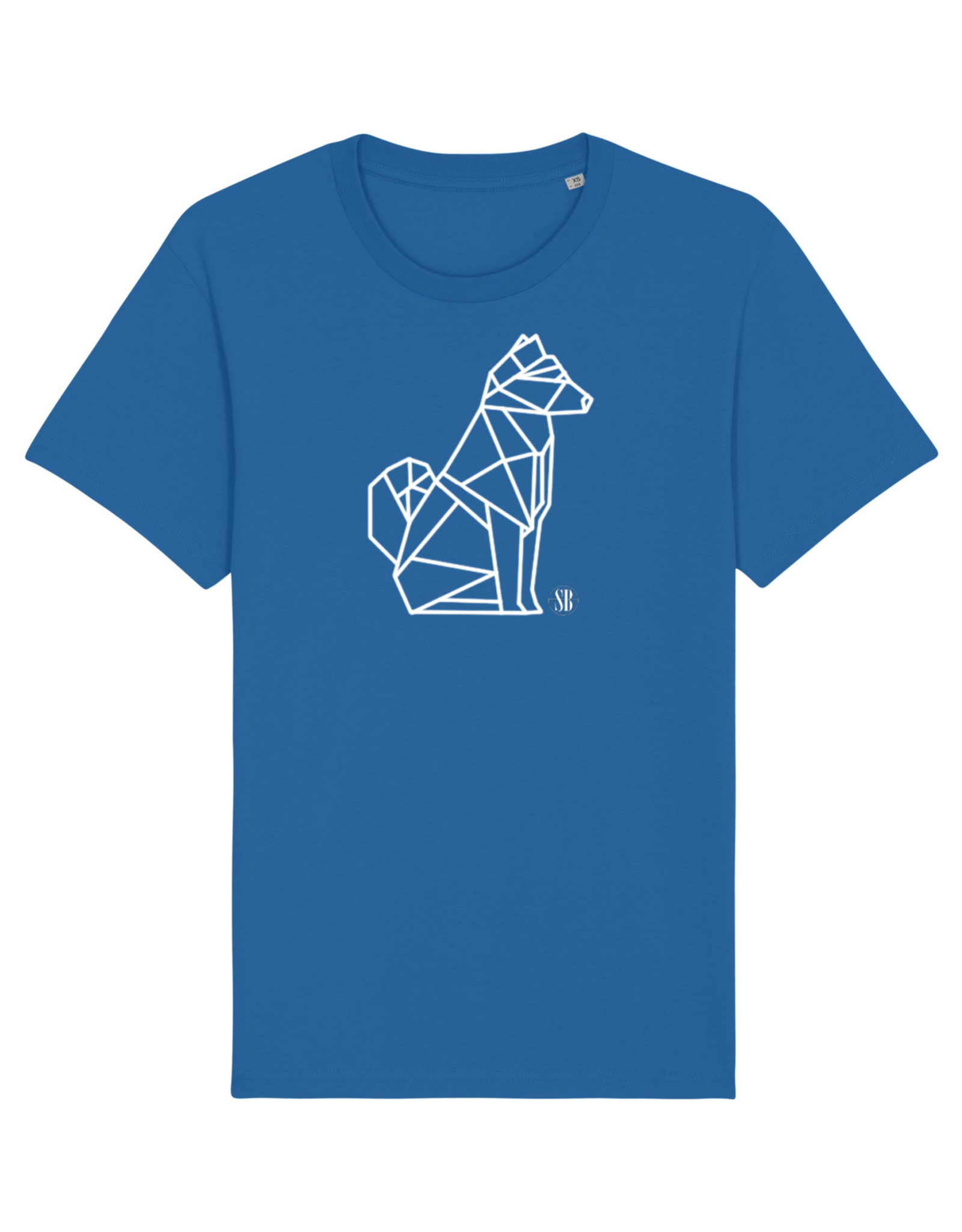 Shiba Boutique Geometric Shiba Sitting  T-shirt Men