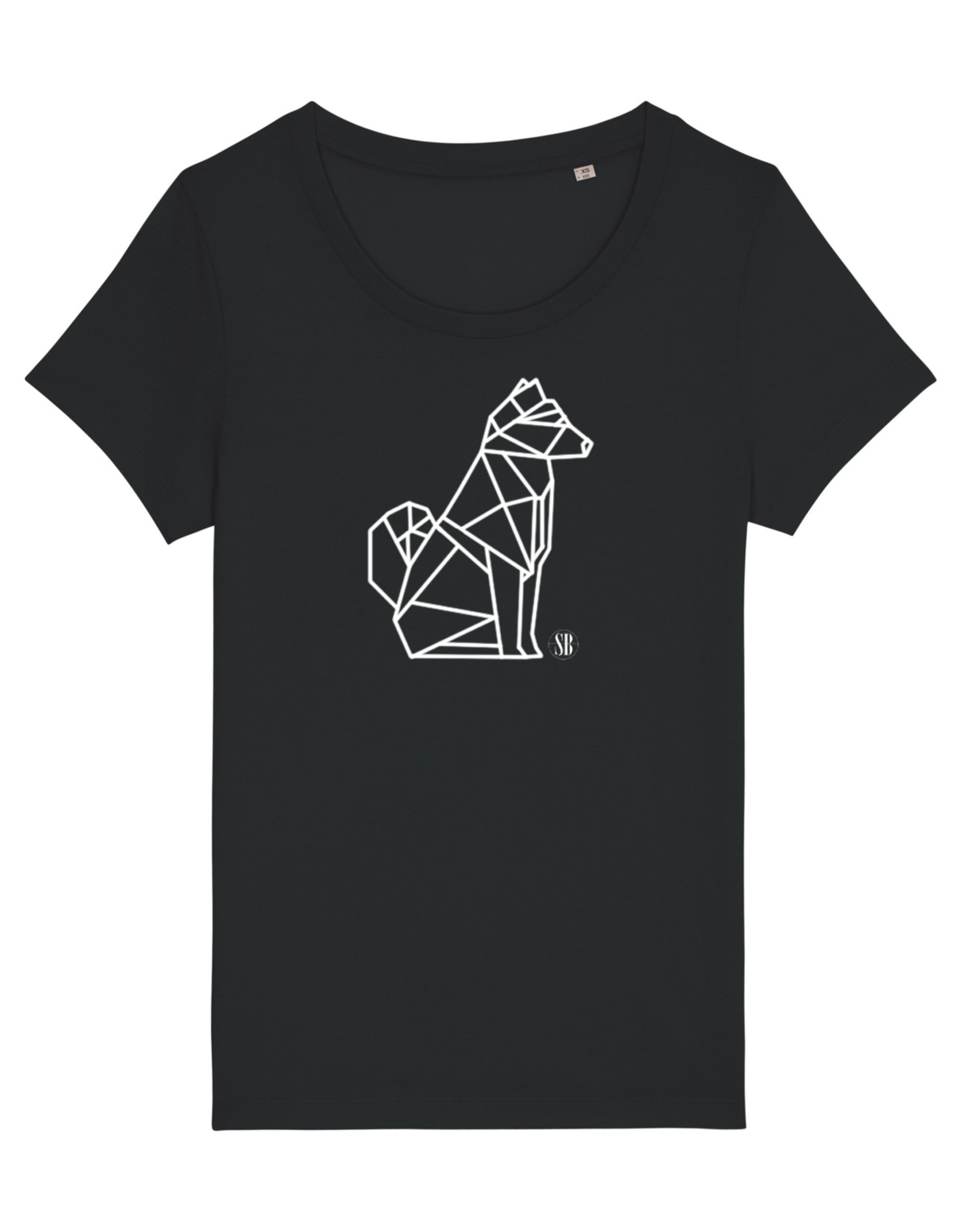 Shiba Boutique Geometric Shiba Sitting T-shirt Women