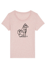 Shiba Boutique Geometric Shiba Sitting T-shirt Women