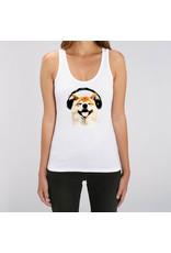 Shiba Boutique Shiba Headphone Tank Top Women
