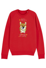 Shiba Boutique Shiba Red Merry Christmas Sweatshirt Women
